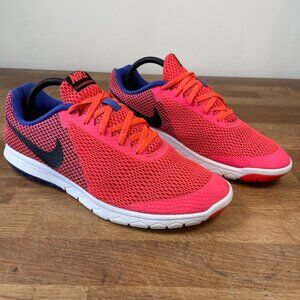 Nike Flex Experience RN 6 Pink Blue White Running Shoes 11 Women - 881805-600